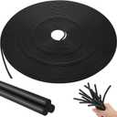 Frienda Backer Rod Foam Rubber Caulk Saver Concrete Expansion Joint Filler Weather Strip Seal for Gaps and Joints (Black,1/8 Inch x 100 ft)