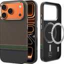 BENKS Prestige ArmorPro Case for iPhone 17 Pro Max with Camera Control Button, [Compatible with Magsafe] Full-Boby Protective Case Made with Dupont Kevlar 1000D Aramid Fiber