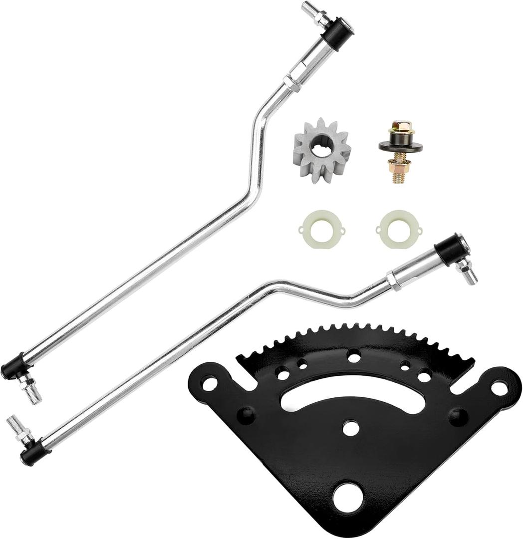 Steering Sector Drag Link Kit, 19 Teeth Steering Tie Rod Kit Compatible With John Deere Lawn Mower D110 D120 D130 D140 D170 LA105 LA115 LA130 LA135 LA140 LA145 LA175, Tractor Steering Kit