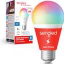 Sengled Smart Light Bulbs, Color Changing Alexa/Bluetooth Mesh, Dimmable LED Bulb A19 E26 Multicolor, High CRI, High Brightness, 8.7W 800LM, 1Pack (Full Color (16 Millions))