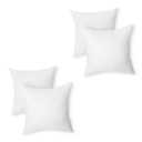 Amazon Basics Square Hypoallergenic Pillow Insert, Sofa Bed Couch Decorative Stuffer, 20", 4 Pack
