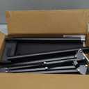 Tablet Floor Stand with 5LB Metal Base, Overhead Bed Phone Stand Angle Height Adjustable Holder, Universal Floor Stand Compatible with iPhone iPad Pro Air Mini, Samsung Tab, Kindle, E-Readers