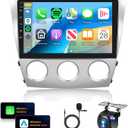 4G+64G Car Stereo for Toyota Camry 2006-2011 Wireless CarPlay Android Auto,Android 10.1 IPS Touchscreen Car Radio BT5.0,GPS,WiFi,SWC,59UI,32EQ AI DSP+HD Backup Camera for Camry Radio(Manual A/C)