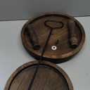 KICHOUSE Wooden Tiered Cake Stand Rustic Cupcake Display Holder Multi-purpose Natural Dessert Tray for Kitchen Dining Room Party and Wedding Decor Space-saving Design Construction