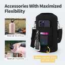 WixByti One Gallon Water Bottle Insulated, Triple Wall Vacuum Cold for 48 Hrs & Leak-proof & Non-BPA, 128oz Large Sports Stainless Steel Water Jug with Paracord Handle Straw Spout Lids & DIY Stickers