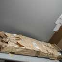 SUPERJARE Boho TV Stand for 65 Inch TV, Entertainment Center with Adjustable Shelf, Rattan TV Console with 2 Cabinets, Media Console, Solid Wood Feet, 4 Cord Holes, for Living Room - Natural (53.9")