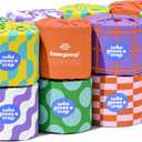 Who Gives A Crap | 100% Recycled Toilet Paper, 16 Rolls, 330 Sheets, Soft & Strong, Virgin Tree Free, Bulk Toilet Paper
