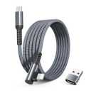 Basesailor USB C to Lightning Charger Cable Right Angled 6.6ft with USB A Adapter,90 Degree iOS Type C PD Fast Charging Cord for iPhone 11 12 13 14 10 Mini Pro Max,i11,i12,i13 (Grey)