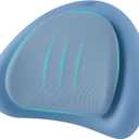 Skechers Lumbar Pillow Premium Memory Foam, Double-Layer-Office Chair Cushion for Tailbone Pain Relief,Butt Pillow for Office Chair,Car seat Cushion,Long Sitting Office Workers,and Car Drivers,Blue