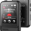 MP3 Player with Bluetooth,Portable Full Touchscreen Music Player with Speaker and Micro SD Card Slot,MP4 Player with FM Radio,Voice Recording,Earphone,for Kids and Outdoors,Max 256GB Expand