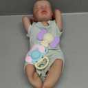 SCOM Lifelike Reborn Baby Dolls Loulou - 20 Cute Realistic Baby Girl, Weighted Full Vinyl Body Newborn Doll with Accessories for Ages 3+ | Premium Gift