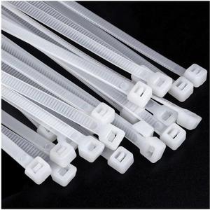 Large Zip Ties – 24 Inch White Heavy Duty Cable Ties for Outdoor Use, 50 Pcs – Strong Extra Long Industrial Plastic Tie Wraps