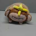 Achwishap Banana Monkey Plush Pillow,Monkey Stuffed Animal Plushy Toy,Cute Plushie Banana Monkey Kawaii Plushie,Lovely Monkey Hugging Pillow for Gifts Girls Boys(14”Brown)