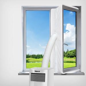 Portable Air Conditioner Window Seal Kit,Hot Air Stop Air Exchange Guards with Zip 158 inch ac Window Seal Kit Hot Air Stop Air Exchange Guards with Zipper Portable air Conditioner Window kit