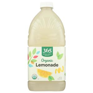 2 x 365 by Whole Foods Market, Organic Lemonade, 64 Fl Oz (EXP 02/25/27)