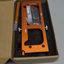AXIUM Door Hinge Jig, Aluminum Alloy Door Hinge Router Jig Template,Adjustable Door Jamb Hinges Jigs, Fit Door Hinges Mortise from 2.5" to 5" Length and Thicknesses, 1/4" Radius, 5/8" Radius
