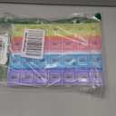 EZY DOSE Monthly (28Day) Pill Case, Daily Medicine Planner, Vitamin Organizer, Supplement Container, One Month, Large Contoured Compartments, Convenient and Easy to Use, Colored Lids, BPA Free