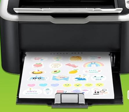 Printable Vinyl Sticker Paper for Inkjet Printer - Transparent Clear, About 400-500 Paper