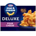 Kraft Deluxe Mac and Cheese, 1 Box, for Easy Dinner or Dinner Sides, Four Cheese, No Artificial Dyes or Flavors, 14 oz (EXP 05/31/26)