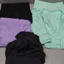 Real Essentials 4 Pack: Women's Basic Casual Stretchy Mini Skirt - Skater A-Line Flowy Flared, XXL