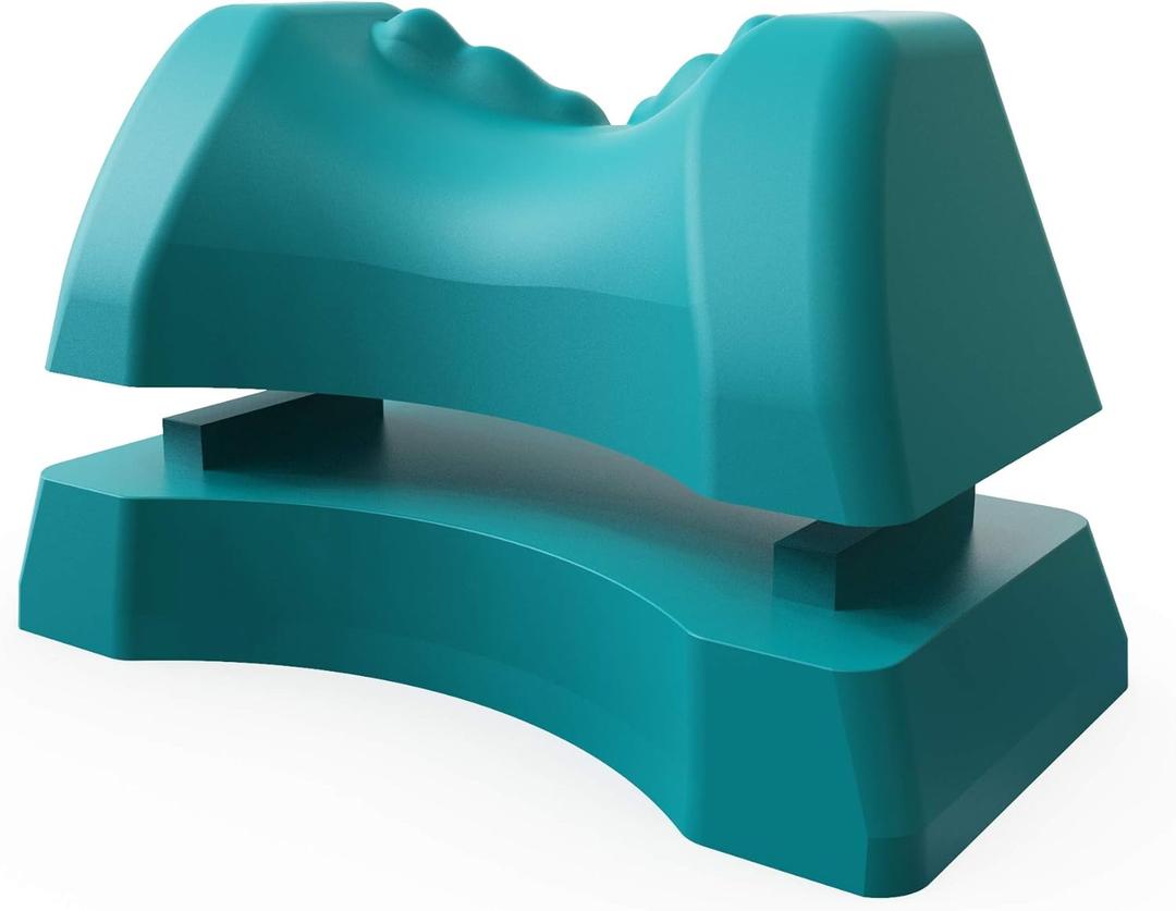 Occipital Release Tool 2.0 - Cervical Traction for Neck and Shoulder Pain Chiropractic Alignment Pivot Device for Trigger Point Therapy Headaches Migraine and Stress (Seafoam)