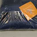 RYB HOME Velvet Curtains 96 inches - Blackout Curtains for Living Room,Thermal Insulated Noise Reducing Panels Luxury Vertical Sense Window Decor for Party Backdrops, Navy Blue, W52 x L96, 2 Panels