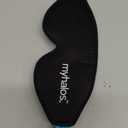 Cooling Eye Mask - Reusable Gel Eye Mask Cold Pack - Our Ice Eye Mask Soothes Puffy Eyes & Dark Circles - Relieve Your Headaches & Sinus Pain with Cold Eye Mask & Eye Gel Mask Therapy - Halos (Blue)