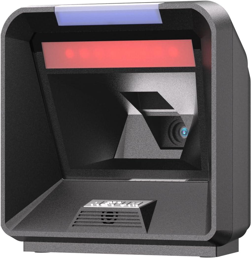 NETUM 2D Omnidirectional Desktop Barcode Scanner, Hands-Free USB Wired Barcode Reader 1D 2D QR PDF417 Barcode Reader with Megapixel High Resolution Sensor for Retail POS Supermarket NT-2085L(Pro)