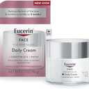 Eucerin Q10 Anti-Wrinkle Face Cream, Unscented Face Cream for Sensitive Skin, 1.7 Oz Jar 2 packs