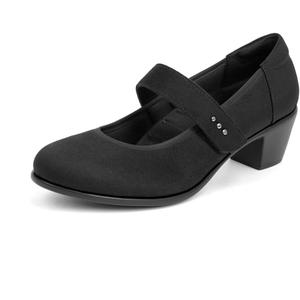 Women's Mary Jane Pumps Low Block Chunky Heel Round Toe Dress Work Comfortable Shoes Kids Size 13