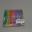 DxJ Erasable Gel Pens - 12pcs Heat Erase Pens for Fabric,0.5mm Fine Point Rolling Ball Pen,Assorted Color Inks for Drawing Writing,Gel Ink Rollerball Pens for Kid Students Adults