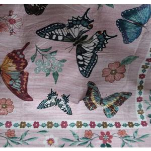 Butterfly Rug for Living Room, 8x10 Modern Indoor Large Area Rug for Bedroom Dining Room Home Decor, Non Slip Stain Resistant 