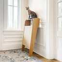 Wesley Cat Scratcher 20” x 11” x 40” Oak- Stylish & Durable Sisal