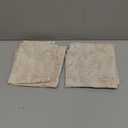 jinchan Floral Kitchen Curtains for Windows 24 Inch Linen Tier Farmhouse Cafe Curtains Country Botanic Small Window Rod Pocket Rustic Flax for Laundry Bathroom RV 2 Panels Taupe on Beige