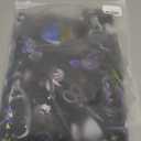 Womens Summer Dresses Mystical Gothic Maxi Dress Women's Casual V Neck Sleeveless Sundresses Beach Outfits for Woman (Black, XL)