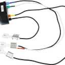 GRISUN 7628 Igniter Kit for Genesis 310 and 320 Gas Grills, 2011 & Newer (Front Mounted Control Panel) Electronic Ignitor, Electrodes Ignitions Kit Weber Genesis 300 Series Gas Grill