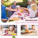 Minatee 150 Pieces Disposable Cutlery Set Plastic Silverware Heavy Duty Utensil Sets 50 Forks 50 Knives 50 Spoons for Home Office School Party Picnics Restaurant Outdoor Events (Pink)