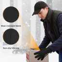 ATERCEL 3M Thinsulate Winter Gloves Men Women, Waterproof Thermal Cold Weather Gloves, Touchscreen Snow SKI Skating Gloves (Small)