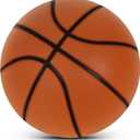 Silent Basketball-Size 7 (29.5"), 2025 Upgrade Dribble Dream Silent Basketball, SIL-ent Basket-Ball Dribbling Indoor, Foam Basket-Ball Indoor Training Ball for Various IndoorActivities (Caramel/NO.7)