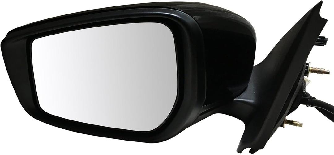 SCITOO Side View Mirror Driver Left Side Fit For 2015-2019 For Nissan Versa Sedan Foldaway Power G-Flat Black Smooth Replacement Exterior Mirror OE:963029KK1A PL:NI1320257