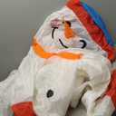 6FT Christmas Inflatable Snowman Family 6FT 3 Snowmen Brothers Hugging Inflatable Christmas Outdoor Decoration Xmas Snowman Blow Up Decor with Built-in 5 LEDs for Yard Garden Lawn