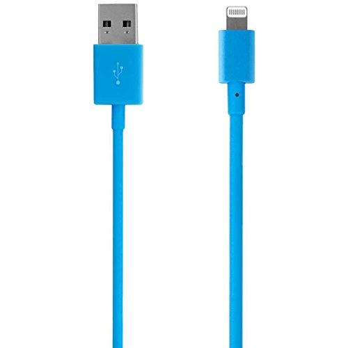 Incase Sync and Charge Cable  Lightning - Retail Packaging - Fluro Blue