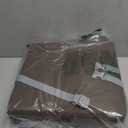 Toddler Booster Seat Dining Table Kitchen Chair, Waterproof Anti-Scratch PU Cushion, Non-Slip Bottom, Adjustable Buckle Straps, Easy Clean Portable Seat Cushion (Dark Brown)