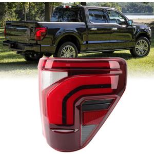 LED Tail Light Compatible with Ford F150 F-150 2024 2025 W/Blind Spot Rear Lamp Taillight Break Light Right Passenger Side Replace RL3Z13404C