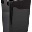 Hardware Resources Plastic Trash Can - Indoor Garbage Bin for Kitchen, Home, Office & Commercial Use - Large Waste Disposal Tub - Compatible with Pull-Outs & Frames - 35-Quart (8.75-Gallon) - Black 1 Count (Pack of 1) (9-7/16" wide x 14-1/2" deep x 18" tall)