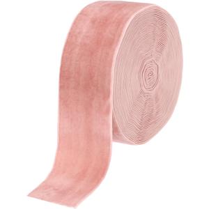 MECCANIXITY Velvet Ribbon 2 Inch x 10 Yard Single Face Spool Silky Velvet Fabric for Bouquets DIY Crafts Gift Wrapping Wedding Party Dusty Pink