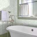 3 x Ismoon Green Peel and Stick Wallpaper Boho Geometric Contact Paper 17.3"x78.7" Sage Green Modern Removable Wall Paper for Kitchen Cabinet Self Adhesive Wallpaper Bathroom Waterpoof Decor Vinyl