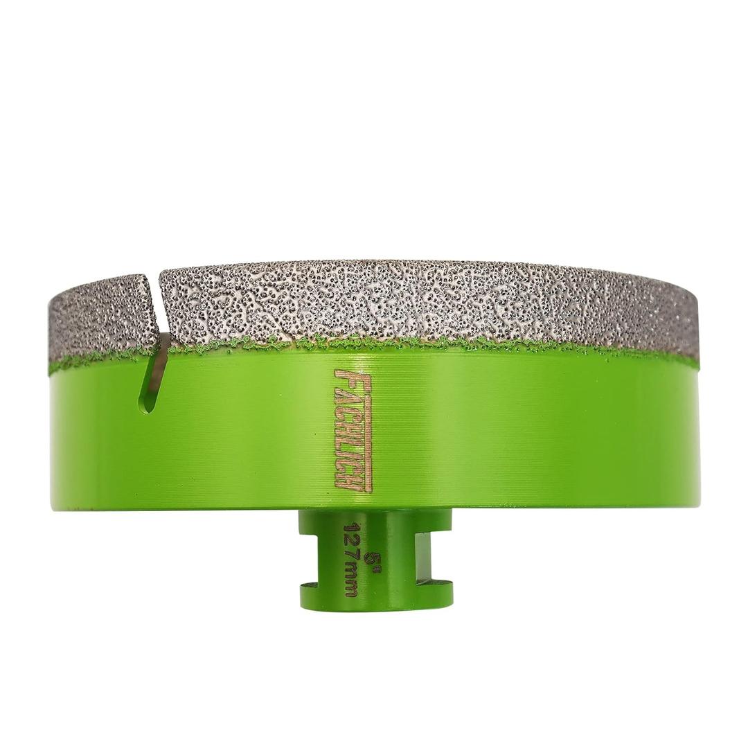 Diamond Core Drill Bit - 5" Tile Hole Saw 127mm Granite Core Bit for Porcelain Tile Granite Marble Masonry