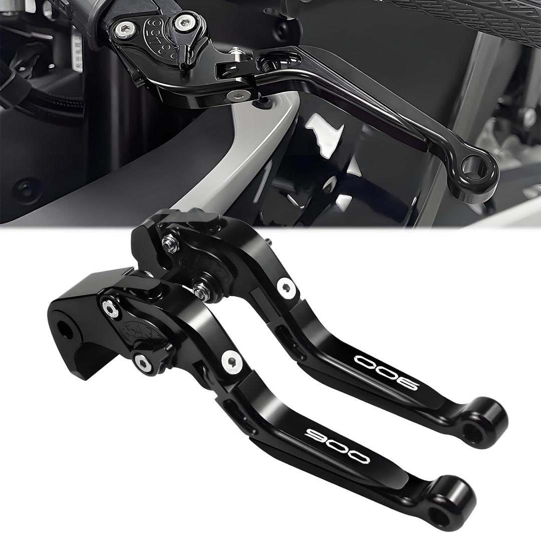 For KAWASAKI Z900SE Z 900 SE 2022 2023 2024 Motorcycle Clutch Lever Adjustable Handlebars Brake and Clutch Levers Set (Black (Z900 SE))