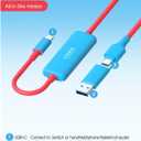 Hagibis USB3.0 Video Capture Card, All in One USB C to USB A/USB C 1080P@60fps Live and Record Video Audio Game for Car Quest 3 VR Switch PS4/5 ROG Ally Steam Deck (SWC11)